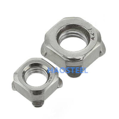 Square Stainless Steel Welding Nut 201 304 304L 316 316L 321 2205 2520 2507