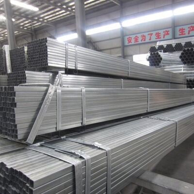 Quality  China Supplier New Hot Dipped Non Secondary Galvanized Square Steel Tube factory