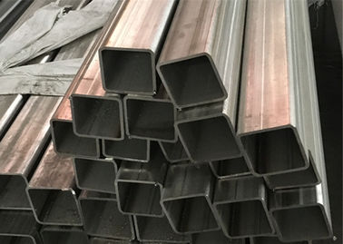 ASTM 304L Stainless Steel Welded Tube , Rectangle Polished Stainless Tube