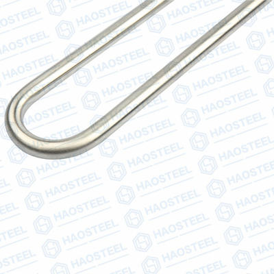 Metal Tubular U Shaped Heating Stainless Steel Pipe 200V Heat Resistance