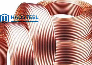 Length 1-12m Copper And Aluminum Pancake Air Conditioner Copper Tube Corrosion Resistance
