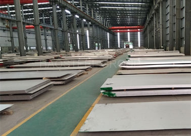 ASTM A240 Length Max 15m Steel Sheet Plate , Heat Treatment 1500x6000mm SS 304 Plate