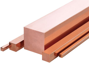 T2 Round Rod 16mm Copper Square Bar , Polished C12000 Bending Copper Flat Bar