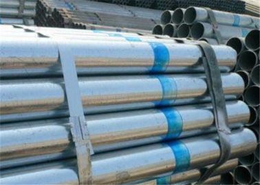 Hot Dipped Round Steel Pipe / GI Pipe Pre Galvanized Steel Pipe Tube 5.8m 6m Length