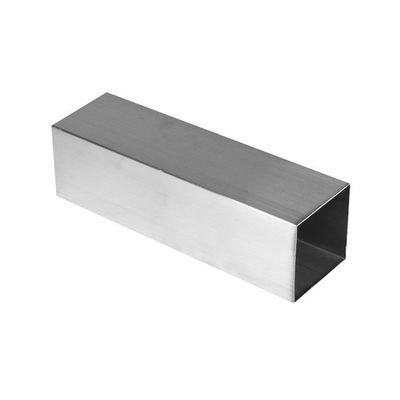 Thickness 0.5mm SS304 Square Steel Pipe Satin Hairline Surface